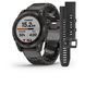 Смарт-часы Garmin fenix 7 Sapphire Solar титановые DLC серые с титановим вентилируемым ремешком 010-02540-39 фото
