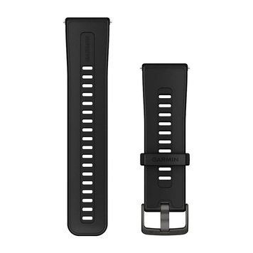 Швидкозмінні ремінці для смарт-годинника Garmin (24 мм) силіконові, чорні 010-13907-00 фото
