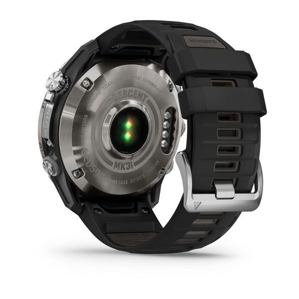 Смарт-годинник Garmin Descent Mk3i (51 мм) сріблясто-чорний PVD титановий з чорно/сірим силіконовим ремінцем 010-02752-08 фото