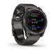 Смарт-годинник Garmin fenix 7X Sapphire Solar титановий DLC сірий з титановим вентильованим ремніцем 010-02541-27 фото 3