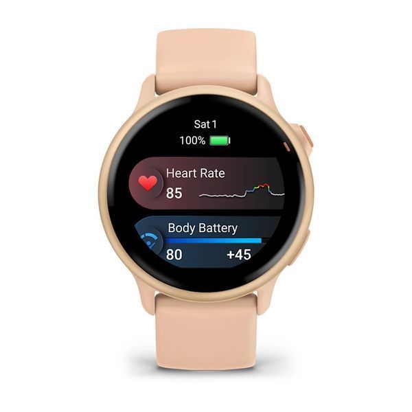 Смарт-годинник Garmin vivoactive 6 металік/рожевий світанок 010-02985-03 фото