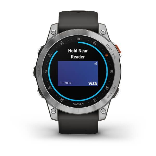 Смарт-часы Garmin epix (Gen 2) сланцево-стальные с черным ремешком 010-02582-01 фото