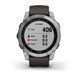Смарт-годинник Garmin fenix 7 сріблястий з графітовим ремінцем 010-02540-01 фото 7