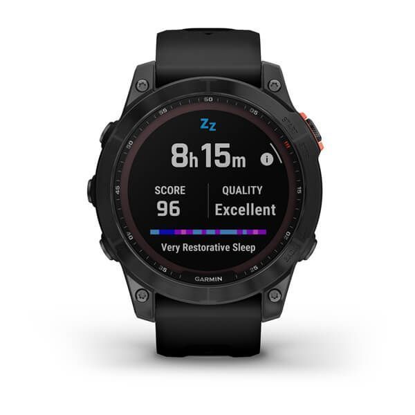 Смарт-годинник Garmin fenix 7 Solar сірий з чорним ремінцем 010-02540-11 фото