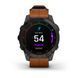 Смарт-часы Garmin epix (Gen 2) Sapphire титановые черные с кожаным ремешком 010-02582-30 фото 6