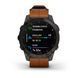 Смарт-часы Garmin epix (Gen 2) Sapphire титановые черные с кожаным ремешком 010-02582-30 фото 2