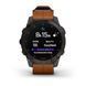 Смарт-часы Garmin epix (Gen 2) Sapphire титановые черные с кожаным ремешком 010-02582-30 фото 7