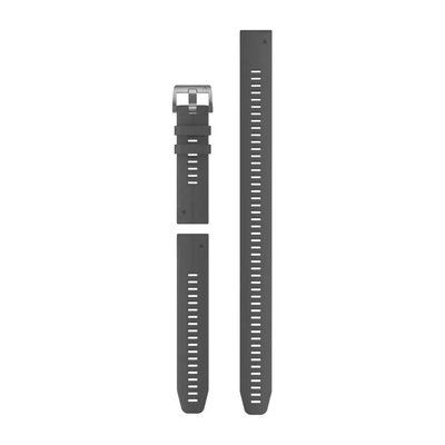 Ремінці для смарт-годинника Garmin QuickFit 22 Dive силіконові Slate grey (3 частини) 010-13113-00 фото