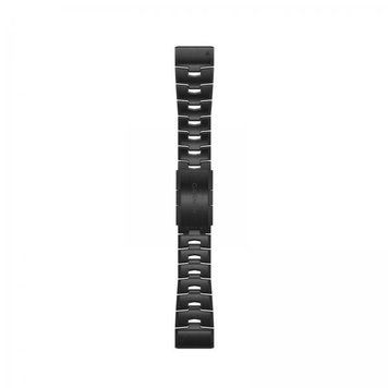 Ремешок для часов Garmin QuickFit 26 титановый с вентиляцией, с карбоново-серым DLC-покрытием 010-12864-09 фото