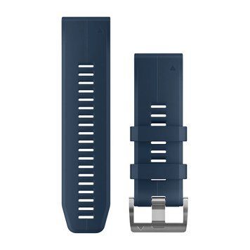 Ремешки для часов Garmin QuickFit 26 силиконовые, капитанский синий 010-13989-10 фото