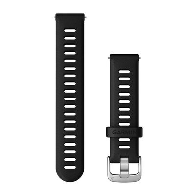 Швидкозмінні ремінці для смарт-годинника Garmin 18 мм силіконові Black 010-11251-3E фото