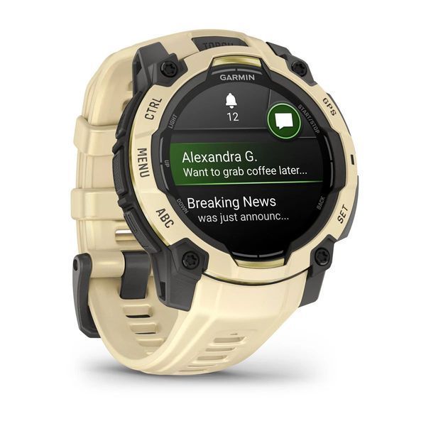 Смарт-годинник Garmin Instinct 3 (45 мм) AMOLED цитриновий 010-02936-02 фото