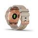 Смарт-годинник Garmin fenix 7S Sapphire Solar титановий золотистий зі шкіряним ремінцем вапнякового кольору 010-02539-35 фото 10
