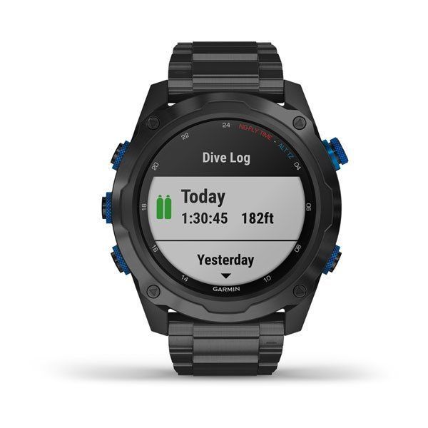 Смарт-годинник Garmin Descent Mk2i титановий сірий DLC з титановим ремінцем (в комплекті з Descent T1) 010-02132-12 фото
