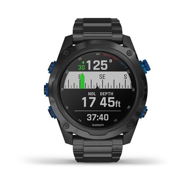 Смарт-годинник Garmin Descent Mk2i титановий сірий DLC з титановим ремінцем (в комплекті з Descent T1) 010-02132-12 фото