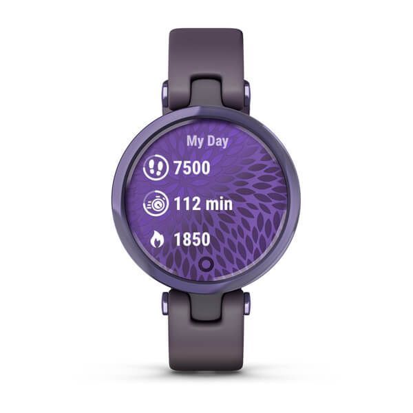 Смарт-годинник Garmin Lily SPORT з фіолетовими безелем та корпусом і з силіконовим ремінцем 010-02384-12 фото