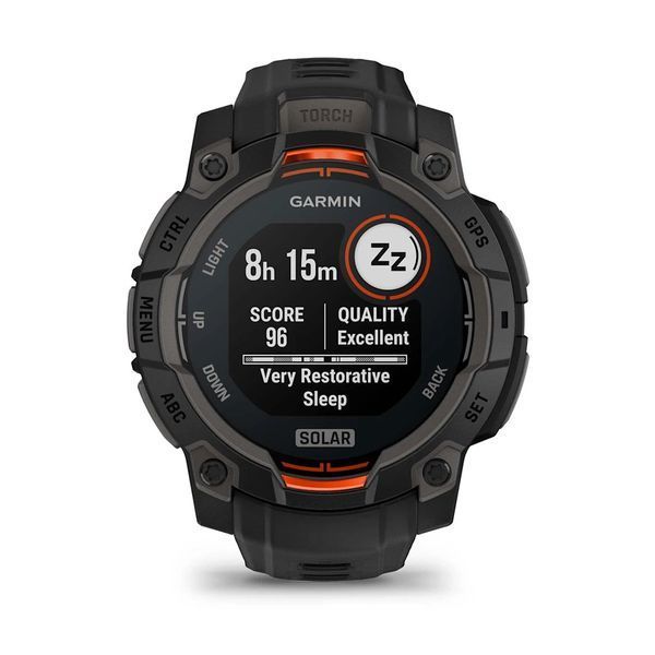Смарт-годинник Garmin Instinct 3 (45 мм) Solar чорний 010-02934-00 фото