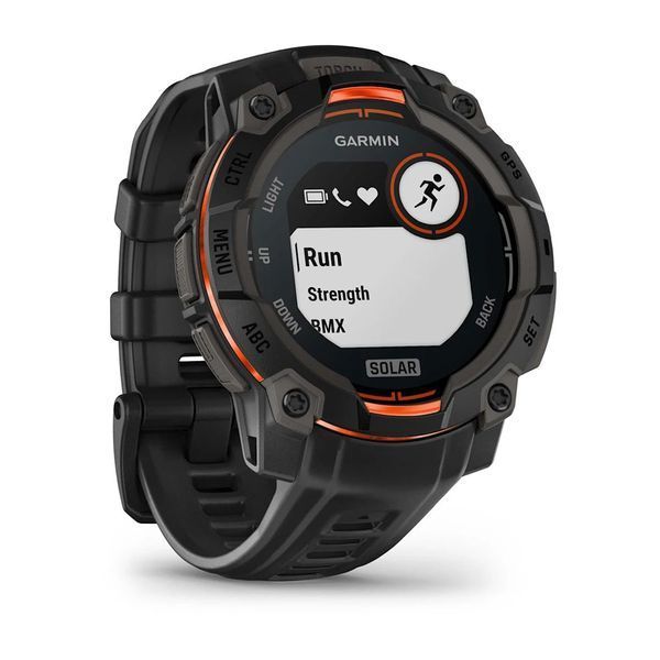 Смарт-годинник Garmin Instinct 3 (45 мм) Solar чорний 010-02934-00 фото