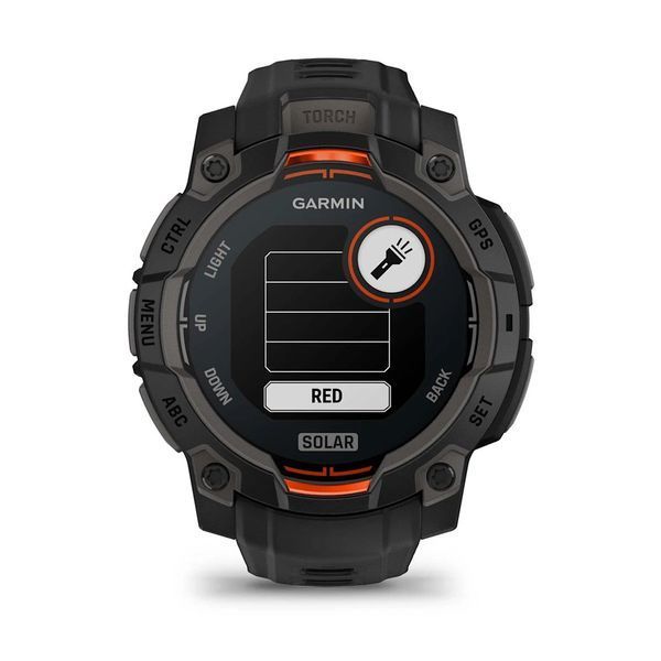 Смарт-годинник Garmin Instinct 3 (45 мм) Solar чорний 010-02934-00 фото