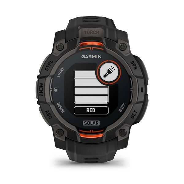 Смарт-годинник Garmin Instinct 3 (45 мм) Solar чорний 010-02934-00 фото