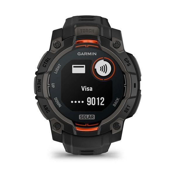 Смарт-годинник Garmin Instinct 3 (45 мм) Solar чорний 010-02934-00 фото