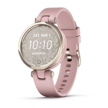 Смарт-часы Garmin Lily SPORT с золотистым безелем, розовым корпусом и силиконовым ремешком 010-02384-13 фото