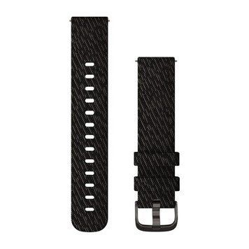 Быстросменные ремешки Garmin нейлоновые (20 мм) черные с фурнитурой грифельного цвета 010-12924-13 фото