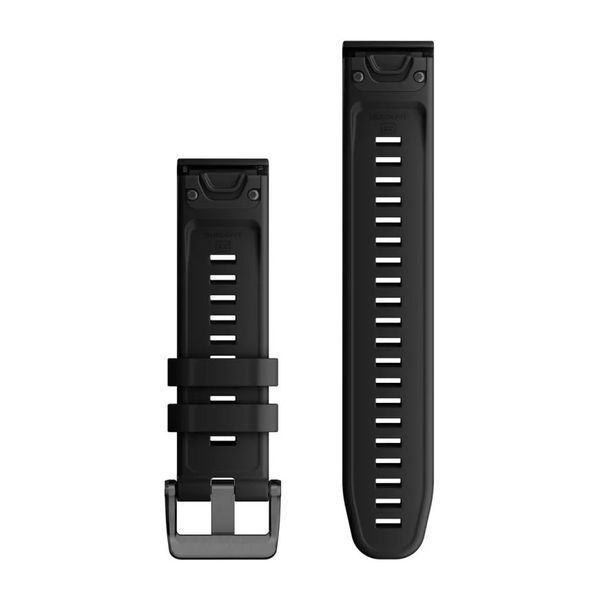 Ремешки для часов Garmin QuickFit 22 силиконовые, черные 010-13280-00 фото