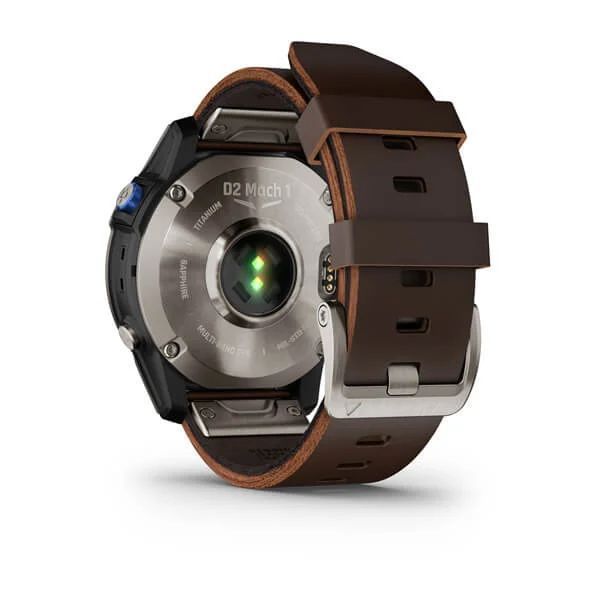 Смарт-годинник Garmin D2 Mach 1 з коричневим ремінцем Оксфорд 010-02582-55 фото
