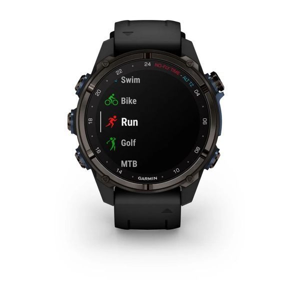 Смарт-часы Garmin Descent Mk3i (43 мм) карбоново-серые DLC титановые с черным силиконовым ремешком и Descent T2 Transceiver BNDL-DMK3i-43CGTDT2 фото