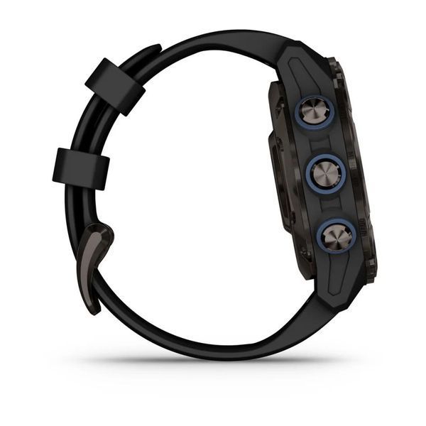 Смарт-часы Garmin Descent Mk3i (43 мм) карбоново-серые DLC титановые с черным силиконовым ремешком и Descent T2 Transceiver BNDL-DMK3i-43CGTDT2 фото