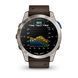 Смарт-годинник Garmin D2 Mach 1 з коричневим ремінцем Оксфорд 010-02582-55 фото 6