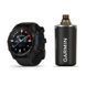 Смарт-годинник Garmin Descent Mk3i (43 мм) карбоново-сірий DLC титановий з чорним силіконовим ремінцем і Descent T2 Transceiver BNDL-DMK3i-43CGTDT2 фото