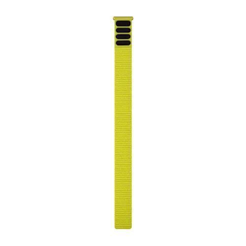 Ремінець для смарт-годинника Garmin UltraFit 22 нейлоновий Amp Yellow 010-13306-15 фото