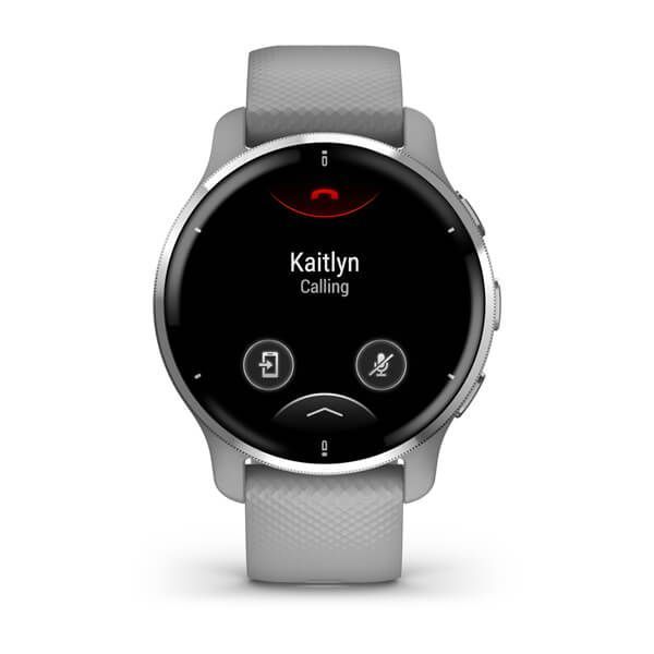 Смарт-часы Garmin Venu 2 Plus серые с силиконовым ремешком 010-02496-10 фото