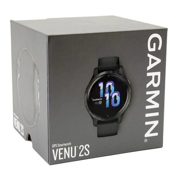 Смарт-годинник Garmin Venu 2S графітовий із силіконовим ремінцем 010-02429-10 фото