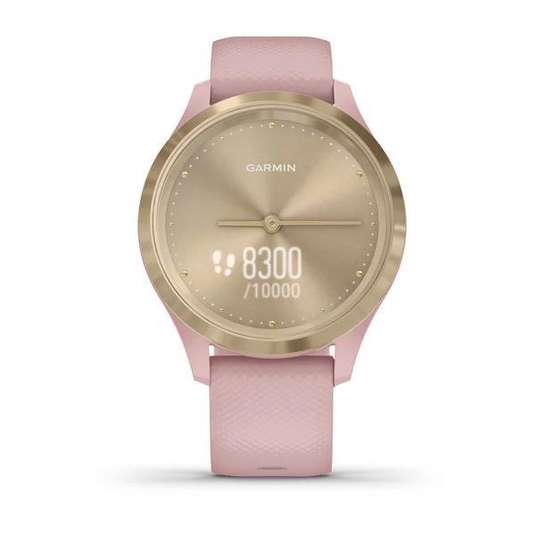 Смарт-годинник Garmin vivomove 3S зі світло-золотистим безелем та припилено-рожевим ремінцем 010-02238-21 фото