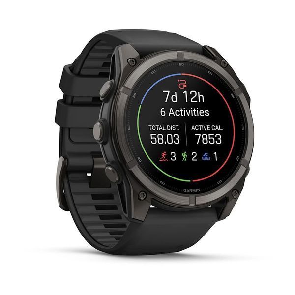 Смарт-годинник Garmin fenix 9 (51 мм) карбоново-сірий DLC титан чорний 010-04763-10 фото