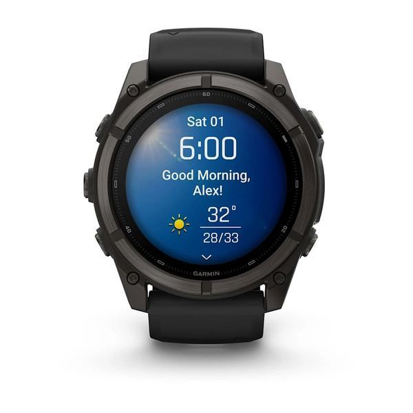 Смарт-годинник Garmin fenix 9 (51 мм) карбоново-сірий DLC титан чорний 010-04763-10 фото