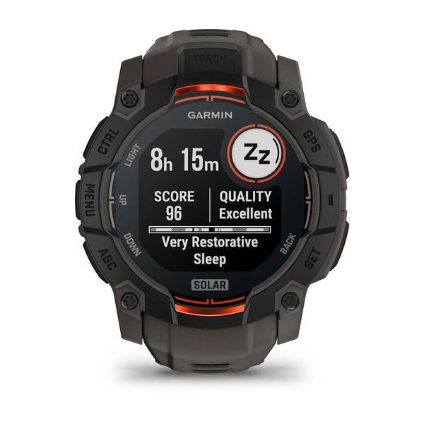 Смарт-часы Garmin Instinct 3 (50 мм) Solar черный/угольный 010-02935-00 фото