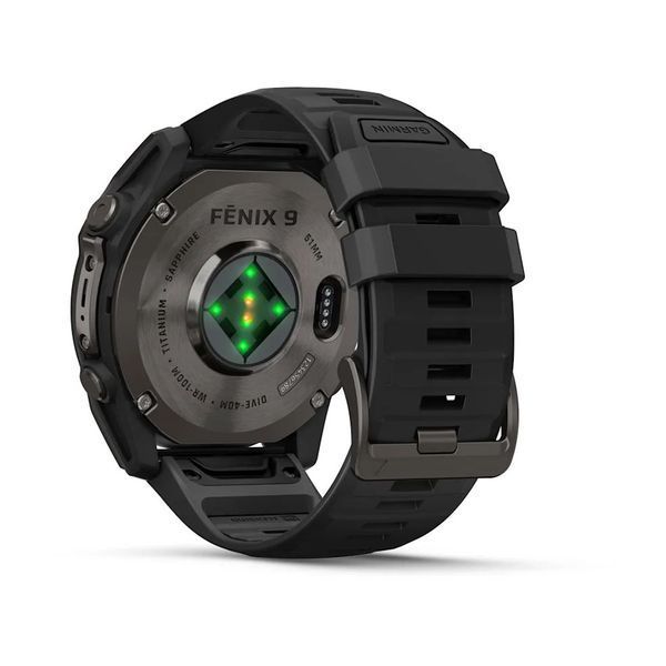 Смарт-годинник Garmin fenix 9 (51 мм) карбоново-сірий DLC титан чорний 010-04763-10 фото