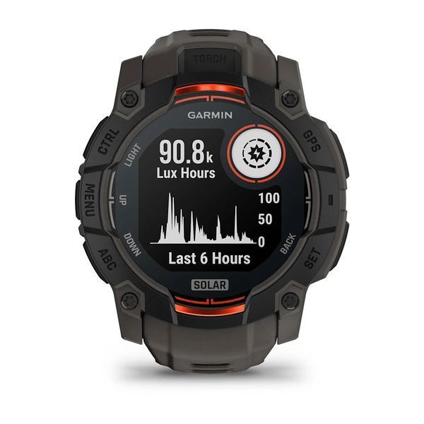 Смарт-часы Garmin Instinct 3 (50 мм) Solar черный/угольный 010-02935-00 фото