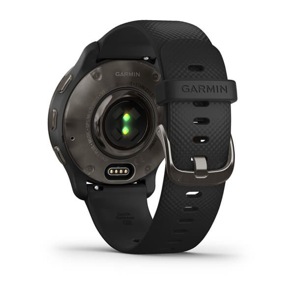 Смарт-часы Garmin Venu 2 Plus черные с силиконовым ремешком 010-02496-11 фото