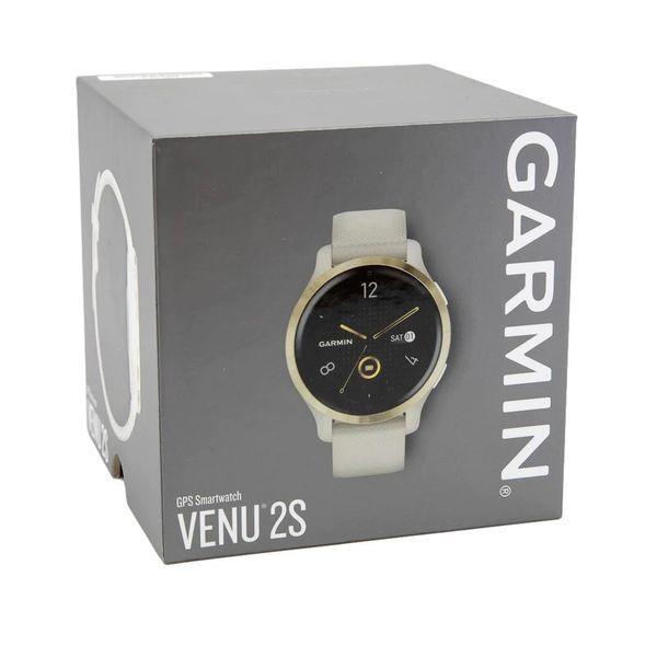 Смарт-годинник Garmin Venu 2S пісочний із силіконовим ремінцем 010-02429-11 фото