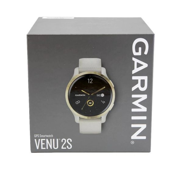 Смарт-годинник Garmin Venu 2S пісочний із силіконовим ремінцем 010-02429-11 фото