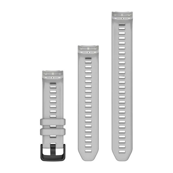 Змінні ремінці для смарт-годинника Garmin силіконові 20 мм Mist grey (3 частини) 010-13104-01 фото