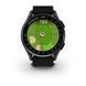Смарт-годинник Garmin Approach S50 зі сланцевим алюмінієвим безелем та чорним нейлоновим ремінцем ComfortFit 010-03010-00 фото 6