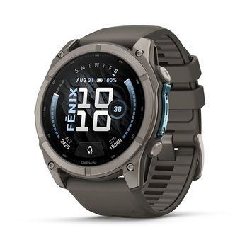 Смарт-годинник Garmin fenix 9 (51 мм) титан гравійно-сірий 010-04763-00 фото