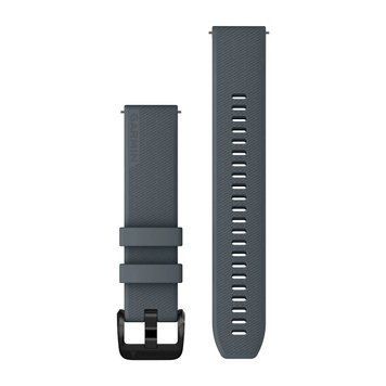 Быстросменные ремешки Garmin силиконовые (20 мм) сумеречные с черной фурнитурой 010-13439-01 фото