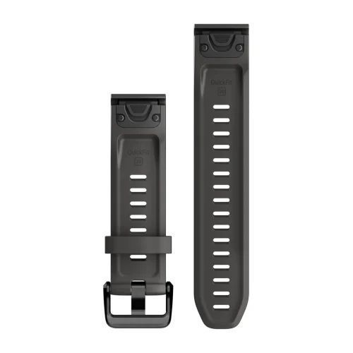 Ремінці для годинника Garmin QuickFit 20 силіконові графітові 010-13102-01 фото
